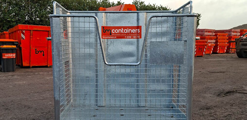 BM Containers Metalen rolcontainer maat XXL