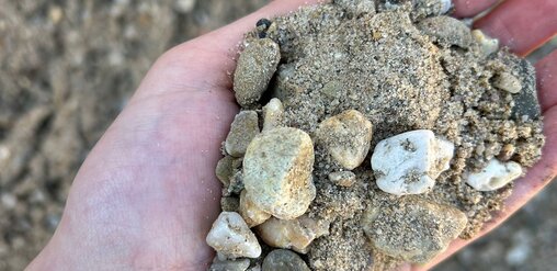 BM Containers 1m³ Grind/betonzand losgestort