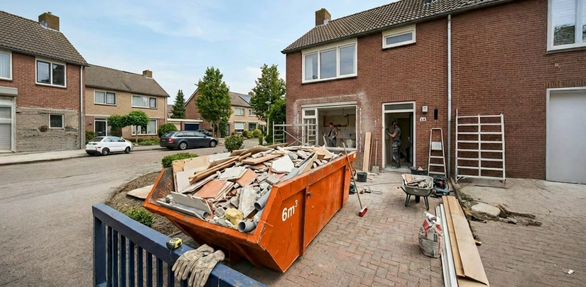 Container 6 kuub huren: de populairste keuze bij verbouwingen