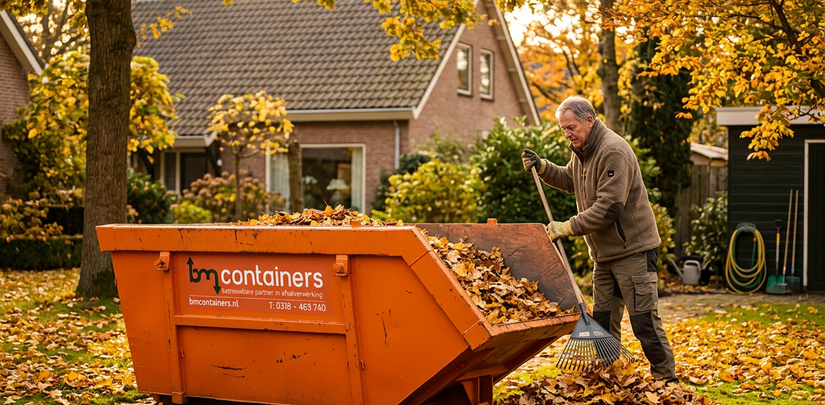 Container huren tuinafval: klaar voor de herfstschoonmaak