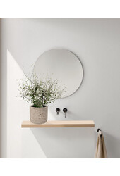 Maori Green Leaf in Charlie Grey Topf