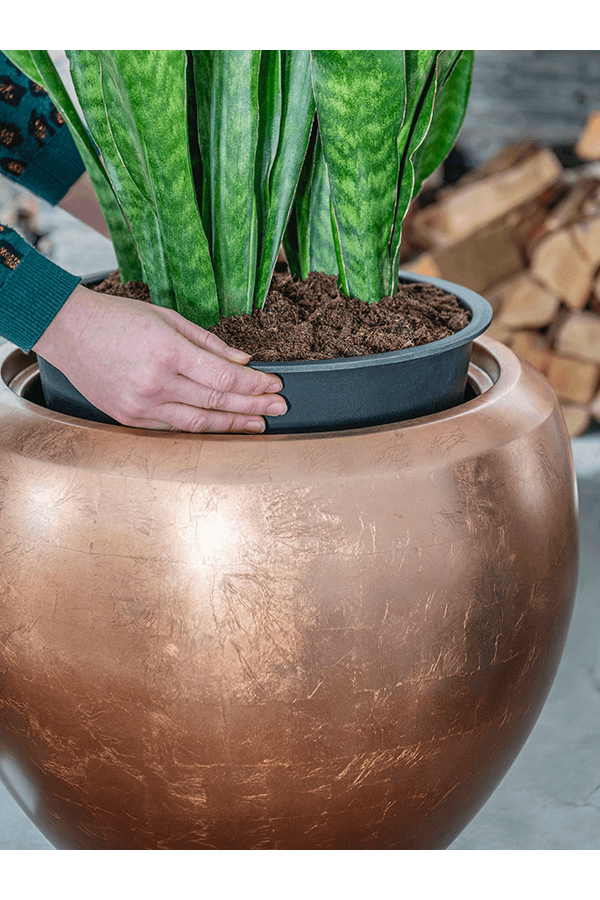 Valencia Blattsilber Rund L