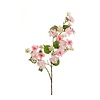 Hortensienzweig rosa Kunstpflanze