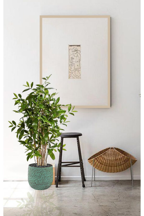 Künstliche Pflanze Dracaena im Evi-Topf