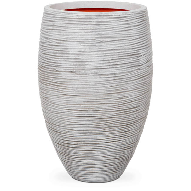 Capi Nature Rib NL Vase Elegant Deluxe Elfenbein Schnelle Lieferung