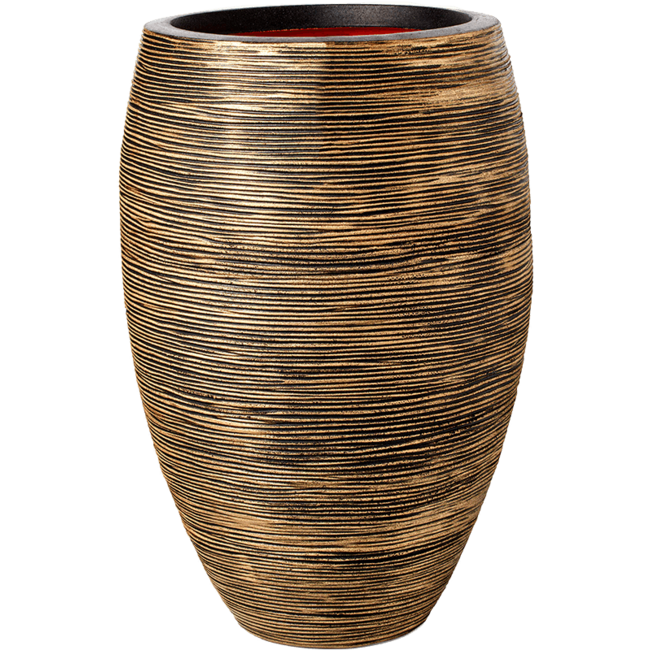 Capi Nature Rib NL Vase Elegant Deluxe Anthrazit