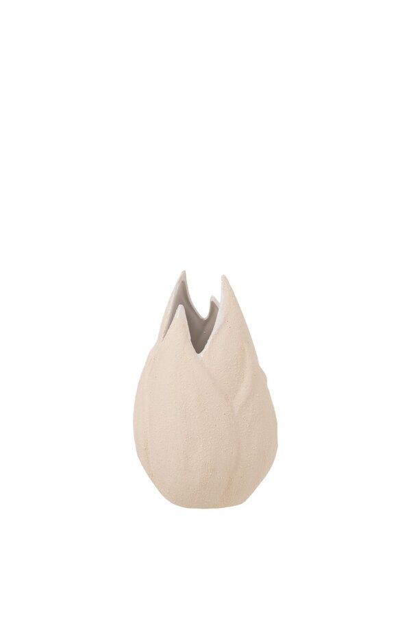 J-Line Vase Sand - Keramik - beige - groß