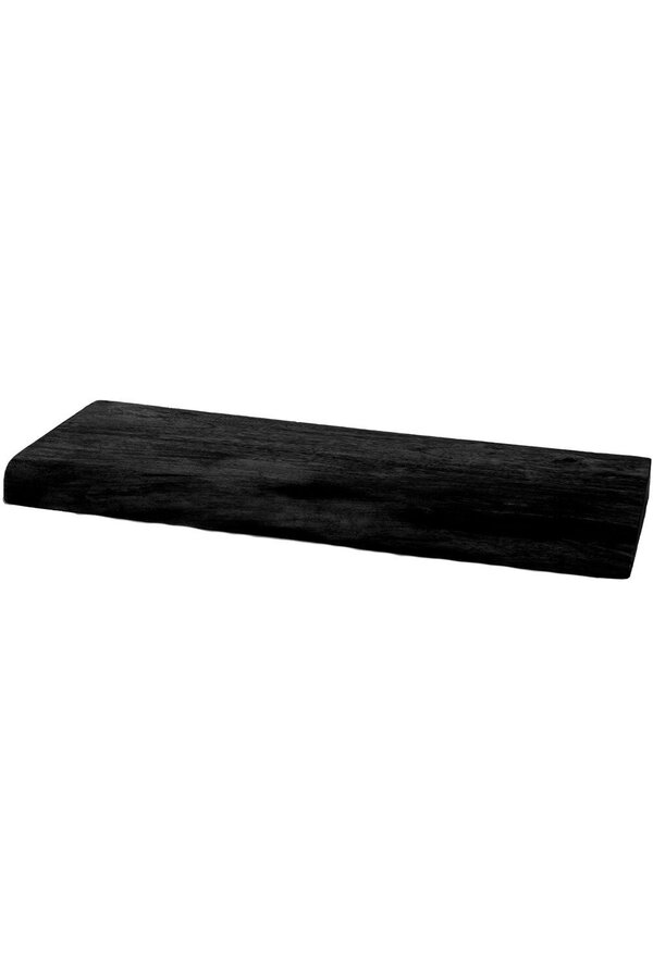 Wandregal Pure Black Mango Holz 60 cm