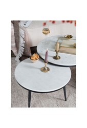 Couchtisch Melle - Marmor - 55 cm