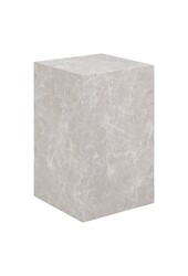 Prague Side Table - Beistelltisch, Marmoroptik, beige, 30x30x50 cm