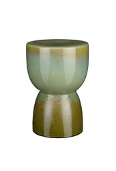 Lucien Beistelltisch - H42 x Ø29 cm - Keramik - Grün