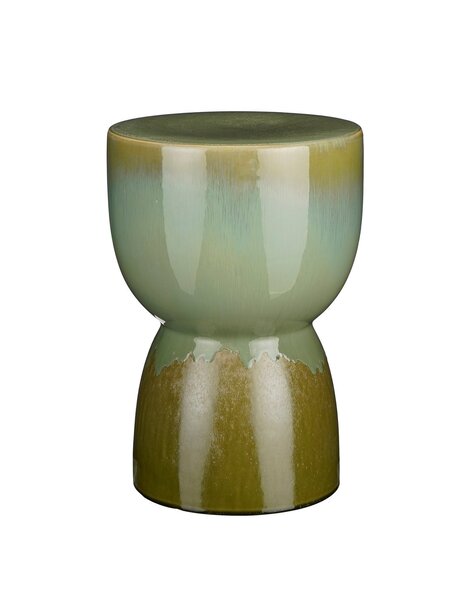 Mica Decorations Lucien Beistelltisch - H42 x Ø29 cm - Keramik - Grün