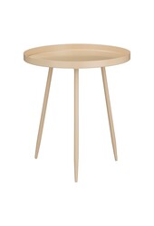 Flores Beistelltisch - H44 x Ø40 cm - Metall - Beige