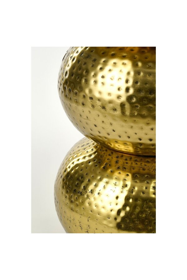 Clide Beistelltisch - H47 x Ø33 cm - Metall - Antik Gold