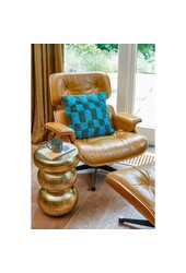 Clide Beistelltisch - H47 x Ø33 cm - Metall - Antik Gold