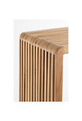 Yonker Pflanzentisch - 2er Set - L35 x B25 x H80 cm - Recyceltes Holz - Braun