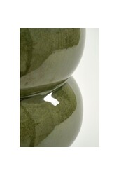 Vendi Beistelltisch - H44 x Ø32 cm - Keramik - Dunkelgrün