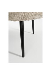 Sessel - L74 x B80 x H69 cm - Hellgrau