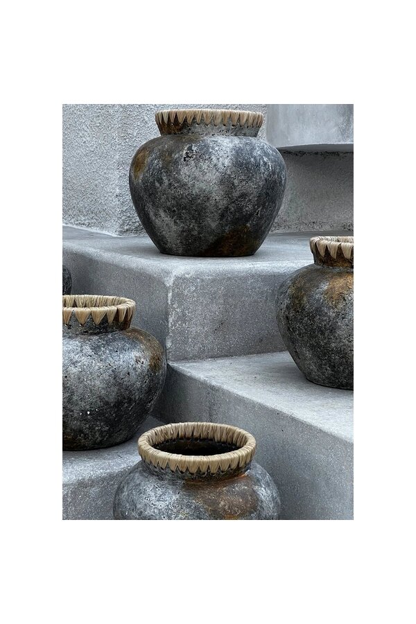 The Styly Vase - Antik Grau - M