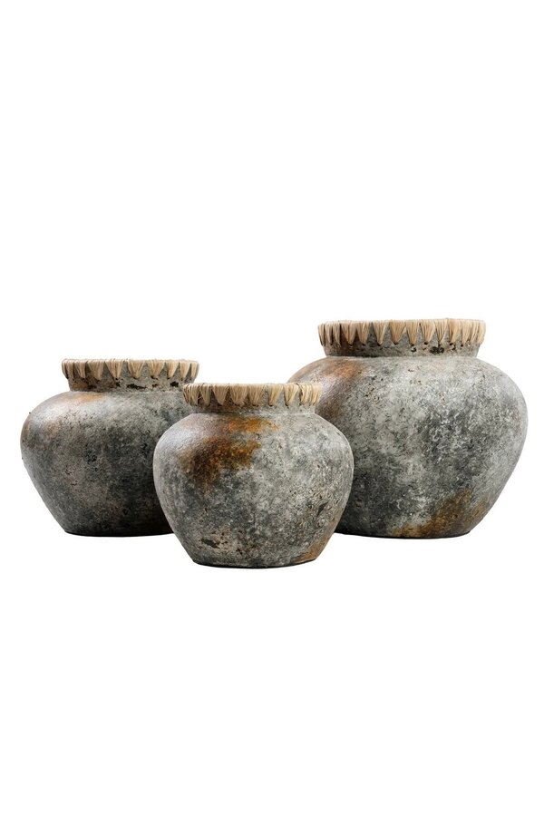 The Styly Vase - Antik Grau - M