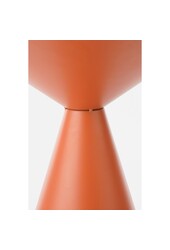 Royale Beistelltisch - H55 x Ø40 cm - Metall - Orange