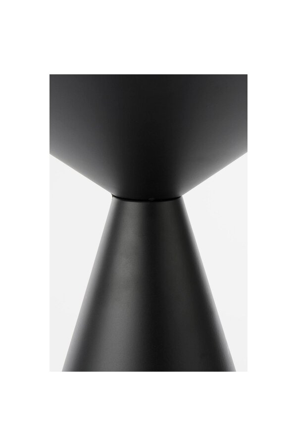 Royale Beistelltisch - H55 x Ø40 cm - Metall - Schwarz