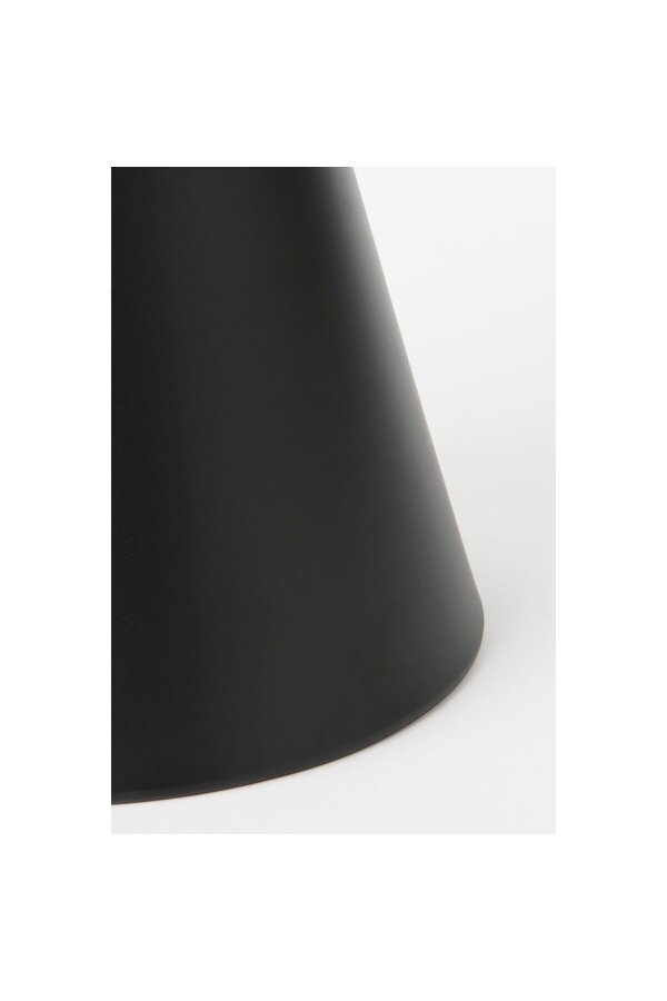 Royale Beistelltisch - H55 x Ø40 cm - Metall - Schwarz