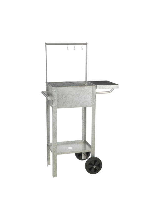 Ken Grow Table - L70 x B38 x H127 cm - Verzinktes Stahlblech