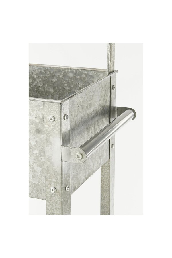 Ken Grow Table - L70 x B38 x H127 cm - Verzinktes Stahlblech