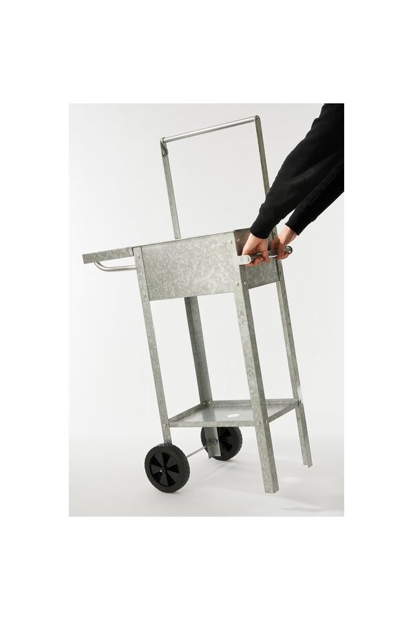 Ken Grow Table - L70 x B38 x H127 cm - Verzinktes Stahlblech
