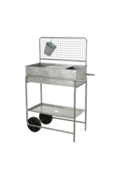 Ken Grow Table - L77 x B38 x H119 - Verzinktes Stahlblech
