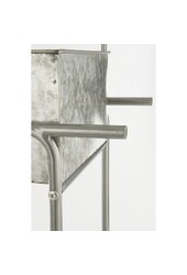 Ken Grow Table - L77 x B38 x H119 - Verzinktes Stahlblech