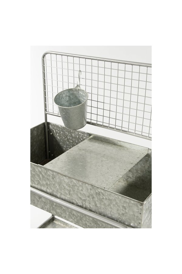 Ken Grow Table - L77 x B38 x H119 - Verzinktes Stahlblech