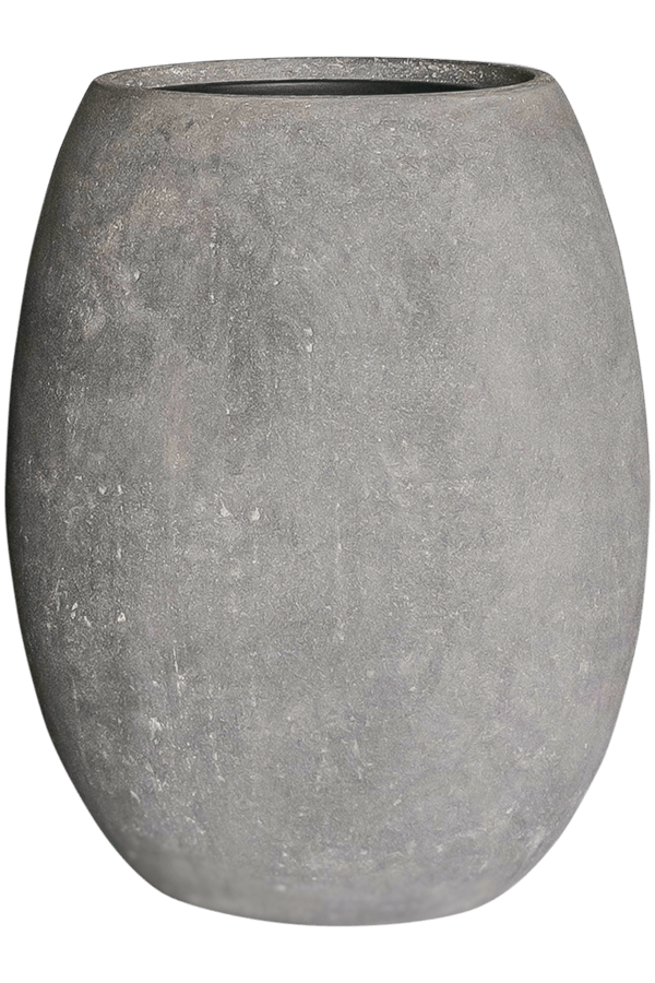 Baq Polystone Beschichteter Glatter Ballon Rohgrau (mit Einsatz)