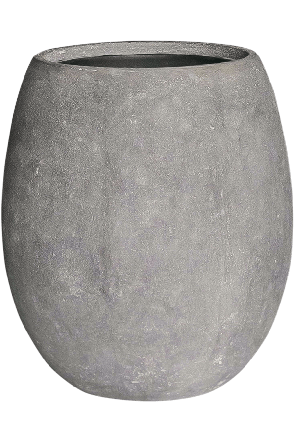 Baq Polystone Beschichteter Glatter Ballon Rohgrau (mit Einsatz)