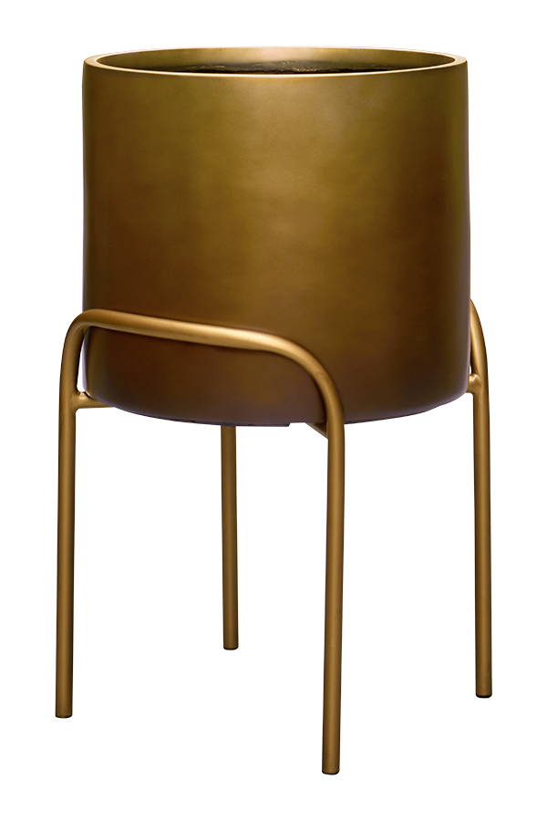 Baq Gradient Elevated Cylinder Hochmatt Honig ( + Fuß)