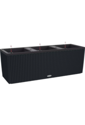 Lechuza Trio Cottage 30 All Inclusive Set Graphit Schwarz