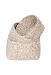 Cadima Basket – Korb, Baumwolle, beige, 3er-Set