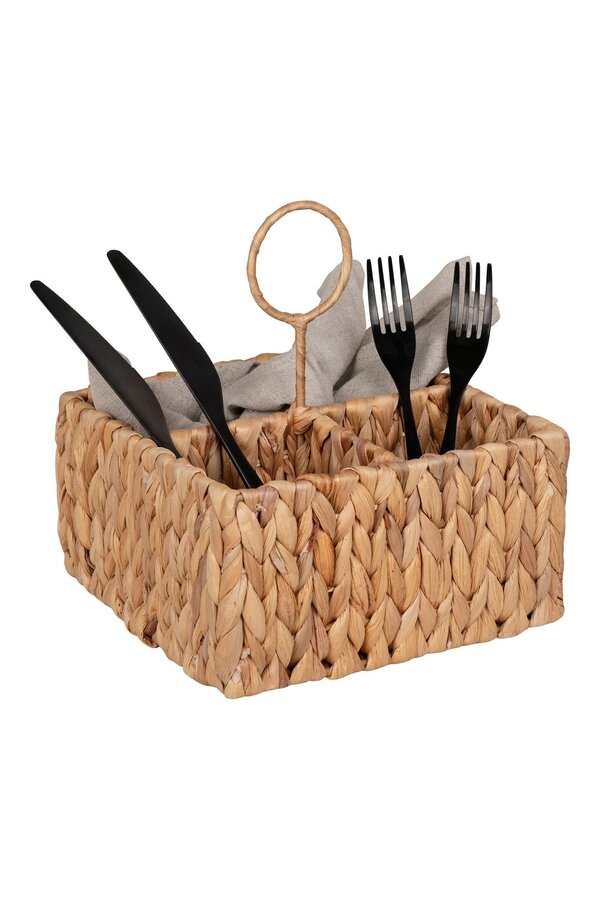 Pleiku Aufbewahrungsbox – Aufbewahrungsbox, Wasserhyazinthe, naturfarben, 20 x 11 x 20 cm