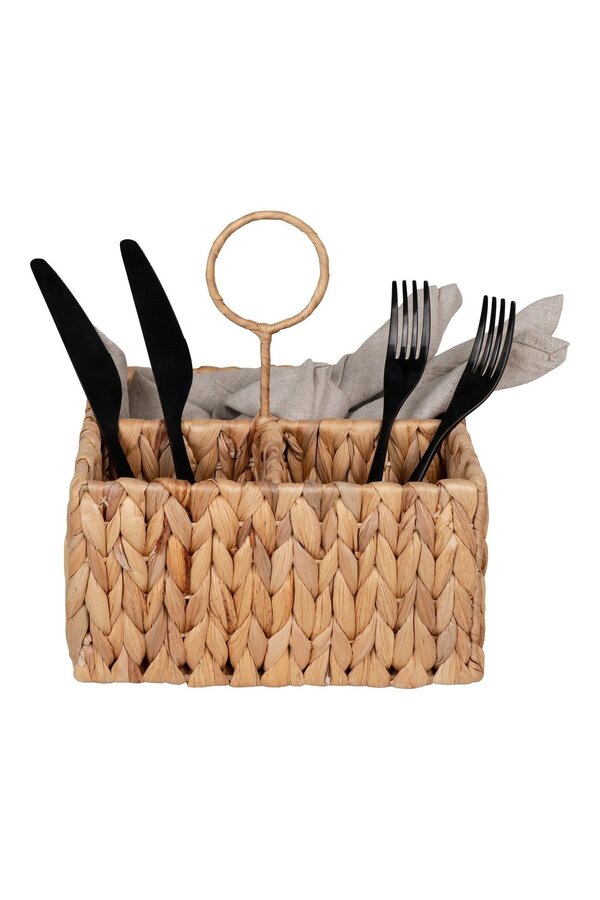 Pleiku Aufbewahrungsbox – Aufbewahrungsbox, Wasserhyazinthe, naturfarben, 20 x 11 x 20 cm