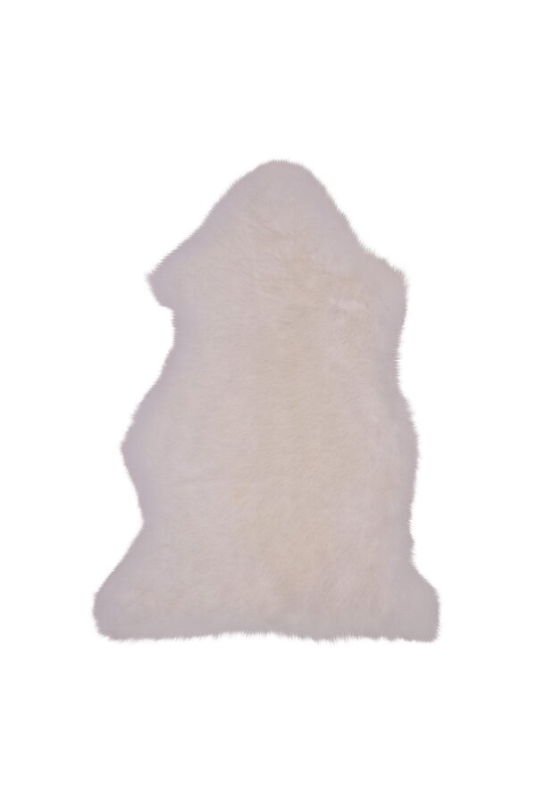Lammleder – Echtes Lammleder, Elfenbein – 50 x 85 cm