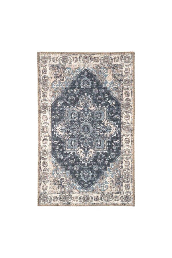 Havana Fußmatte – Blau, Chenille-Polyester, 50 x 80 cm