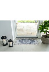 Havana Fußmatte – Blau, Chenille-Polyester, 50 x 80 cm