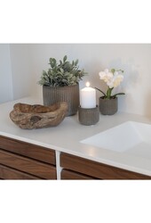 Rio Kom - Teak, Natur, Ø30x10 cm