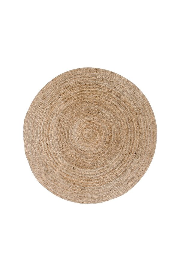 Bombay Teppich – Natur, Jute, Ø 120 cm