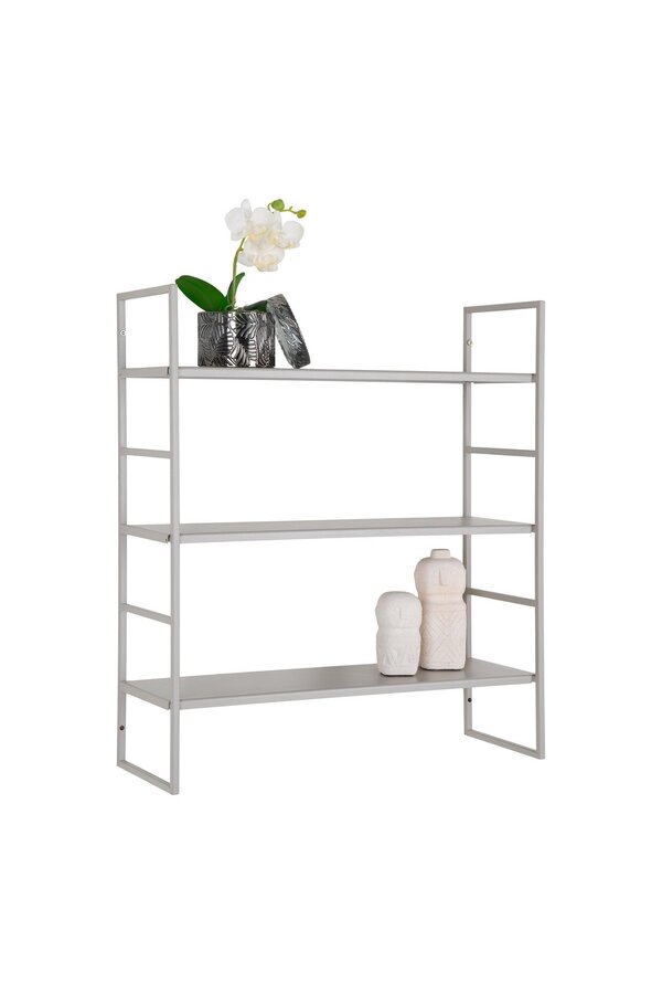 Beja Regalböden – Cool Grey, Stahl, 48 x 17 x 55 cm