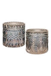 Töpfe – Geräuchert, Glas, Ø 9 x 8,5 cm – 2er-Set