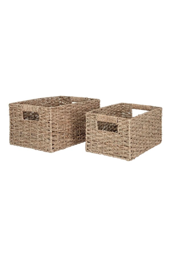 Venoso Körbe – Naturfarben, Seegras – 2er-Set