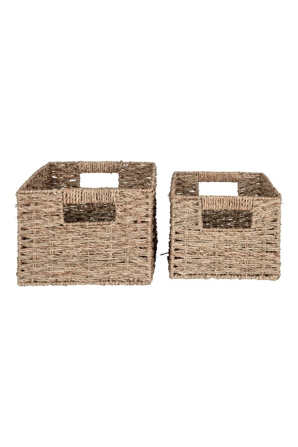 Venoso Körbe – Naturfarben, Seegras – 2er-Set