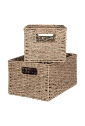 Venoso Körbe – Naturfarben, Seegras – 2er-Set